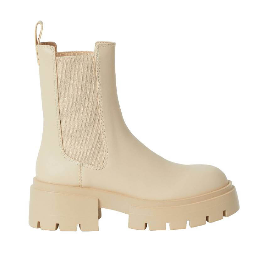 

Ботинки H&M Platform Chelsea-Style, светло-бежевый