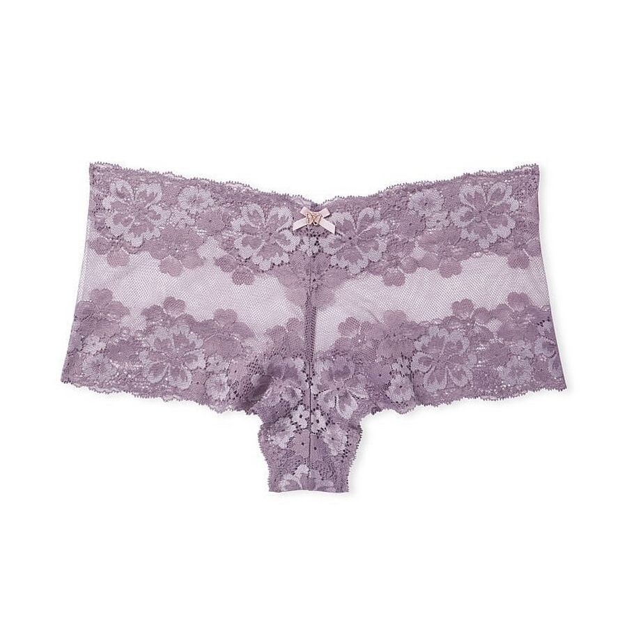 

Трусы Victoria's Secret Body By Victoria Lace Boyshort, светло-фиолетовый