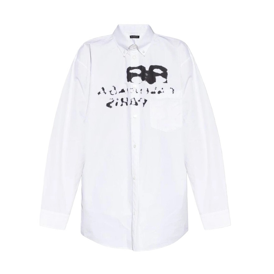 

Рубашка Balenciaga With Pocket, белый