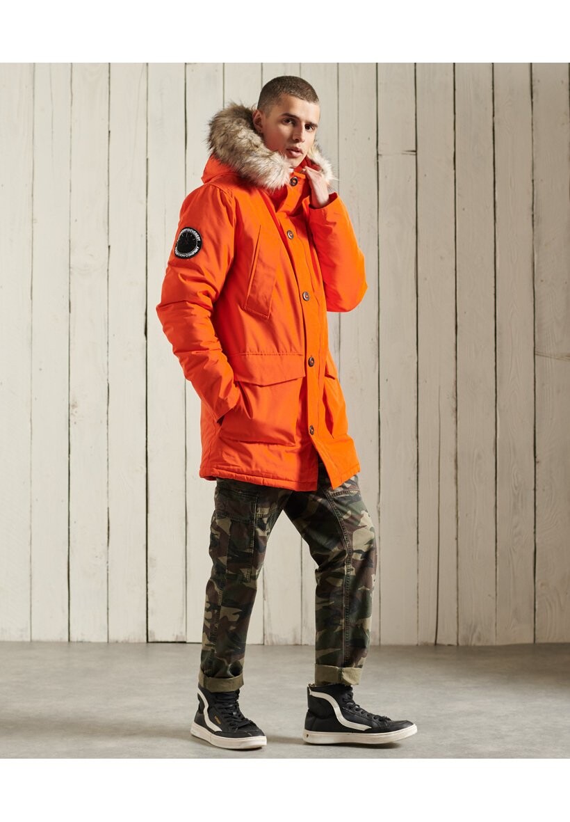 

Пальто зимнее Superdry, коричневый