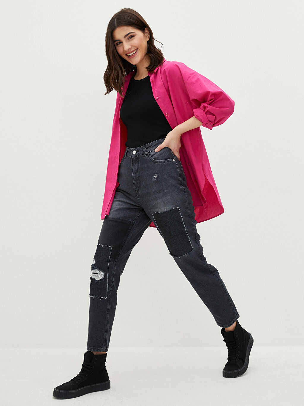 

Женские джинсы Rodeo с завышенной талией и карманами с высокой талией LCW Jeans