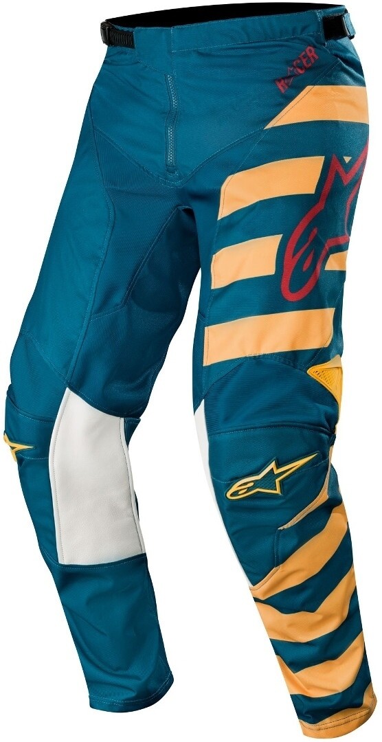 

Штаны для мотокросса Alpinestars Racer Braap, синий/желтый