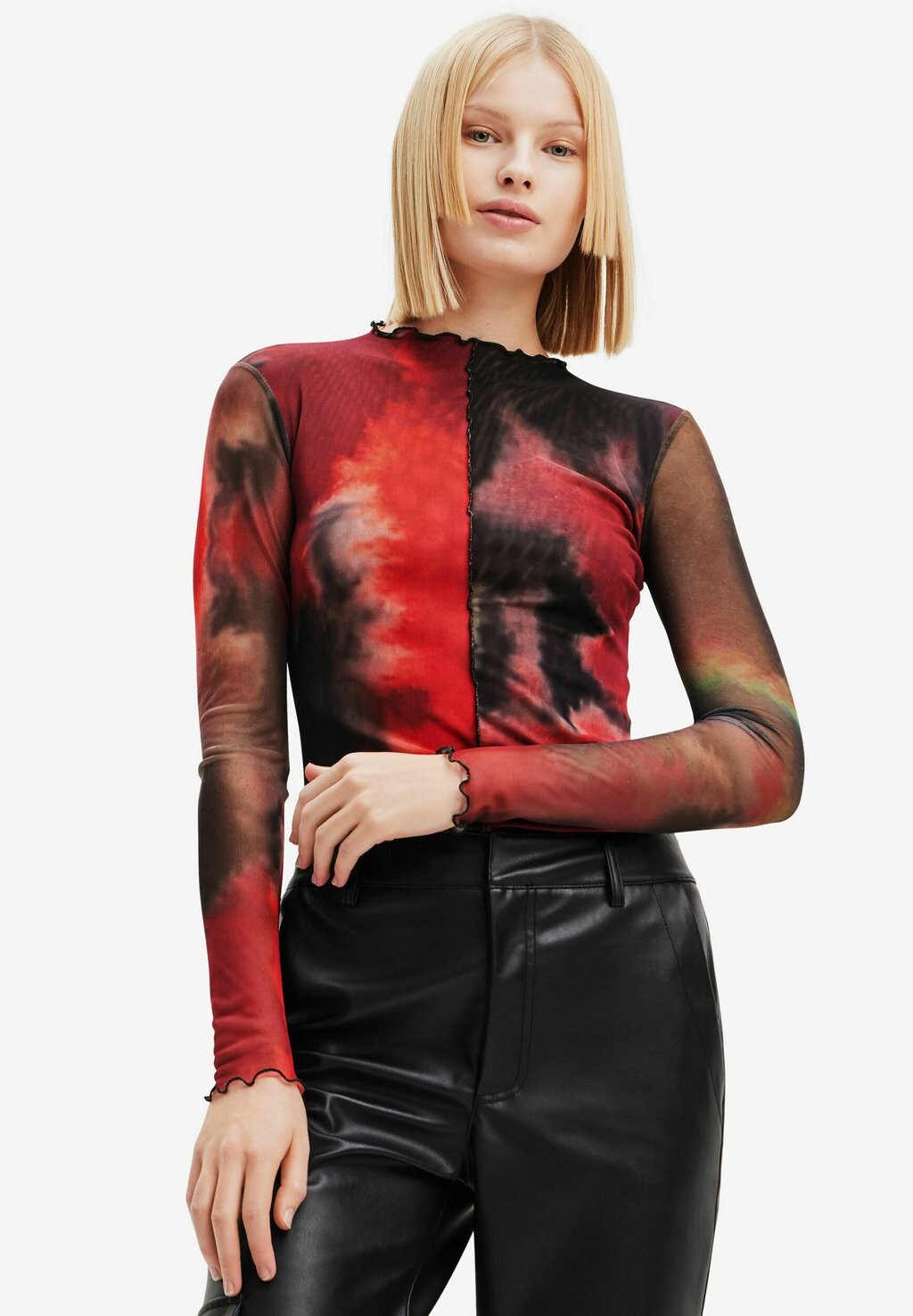 

Блузка Desigual АКВАРЕЛЬ, коричневый
