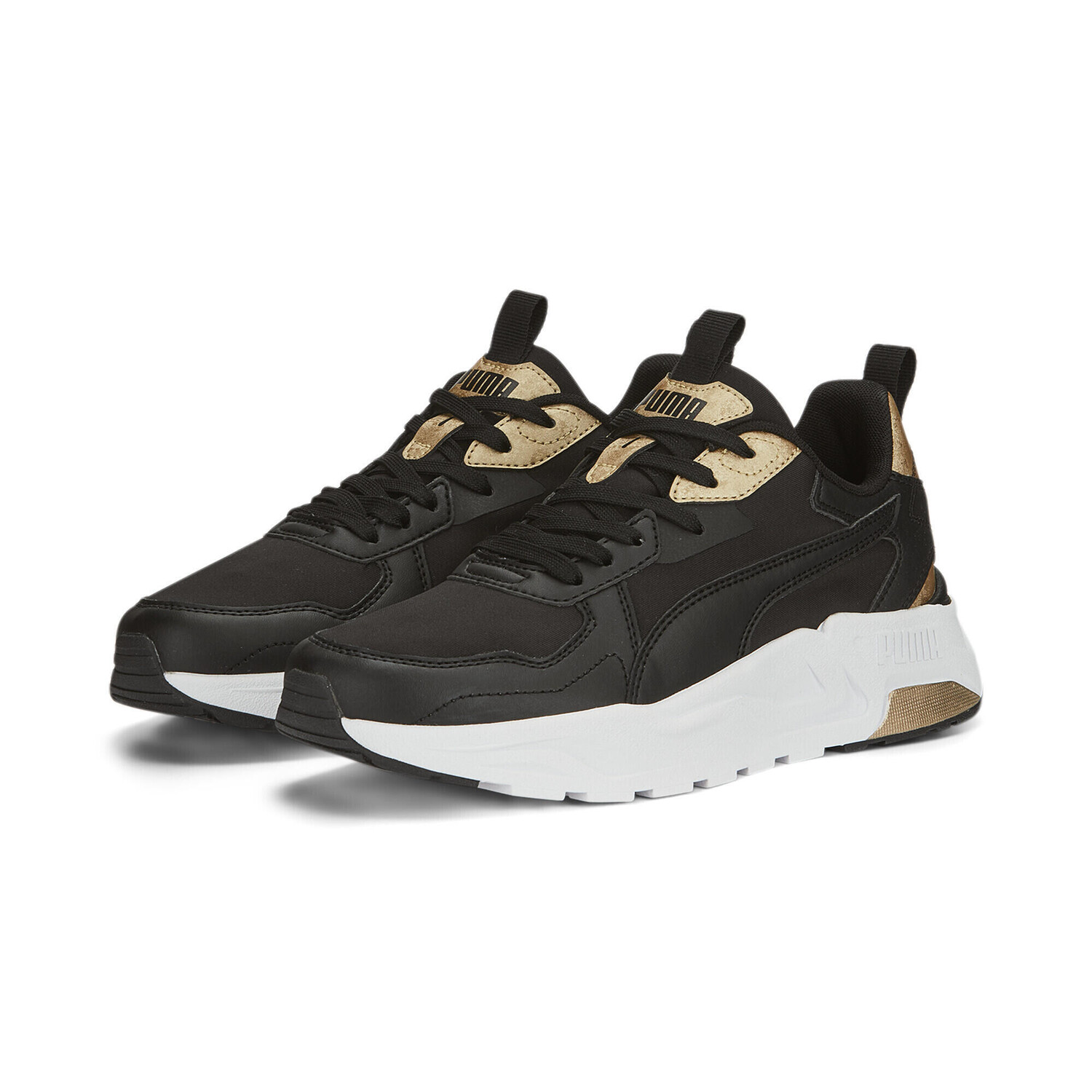 

Женские кроссовки Trinity Lite Metallics PUMA, черный/золото/золото