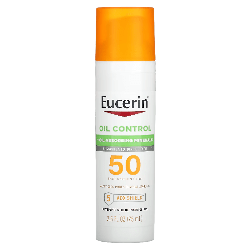 Солнцезащитный лосьон для лица Eucerin Oil Control SPF 50, 75 мл