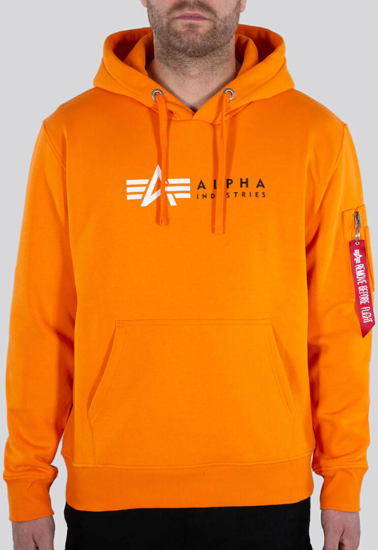 

Балахон Alpha Industries Label, оранжевый