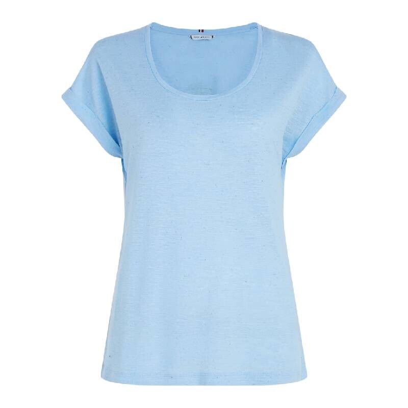 

Футболка Tommy Hilfiger Scoop Neck, голубой