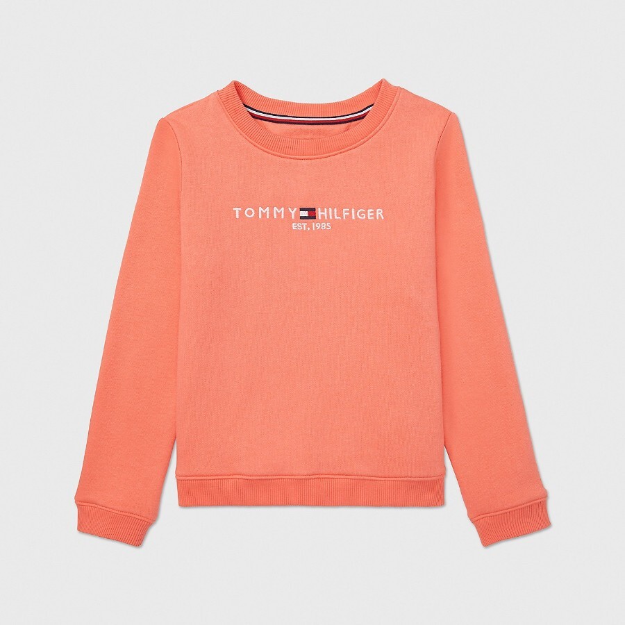 

Свитшот Tommy Hilfiger Kids' Logo, коралловый