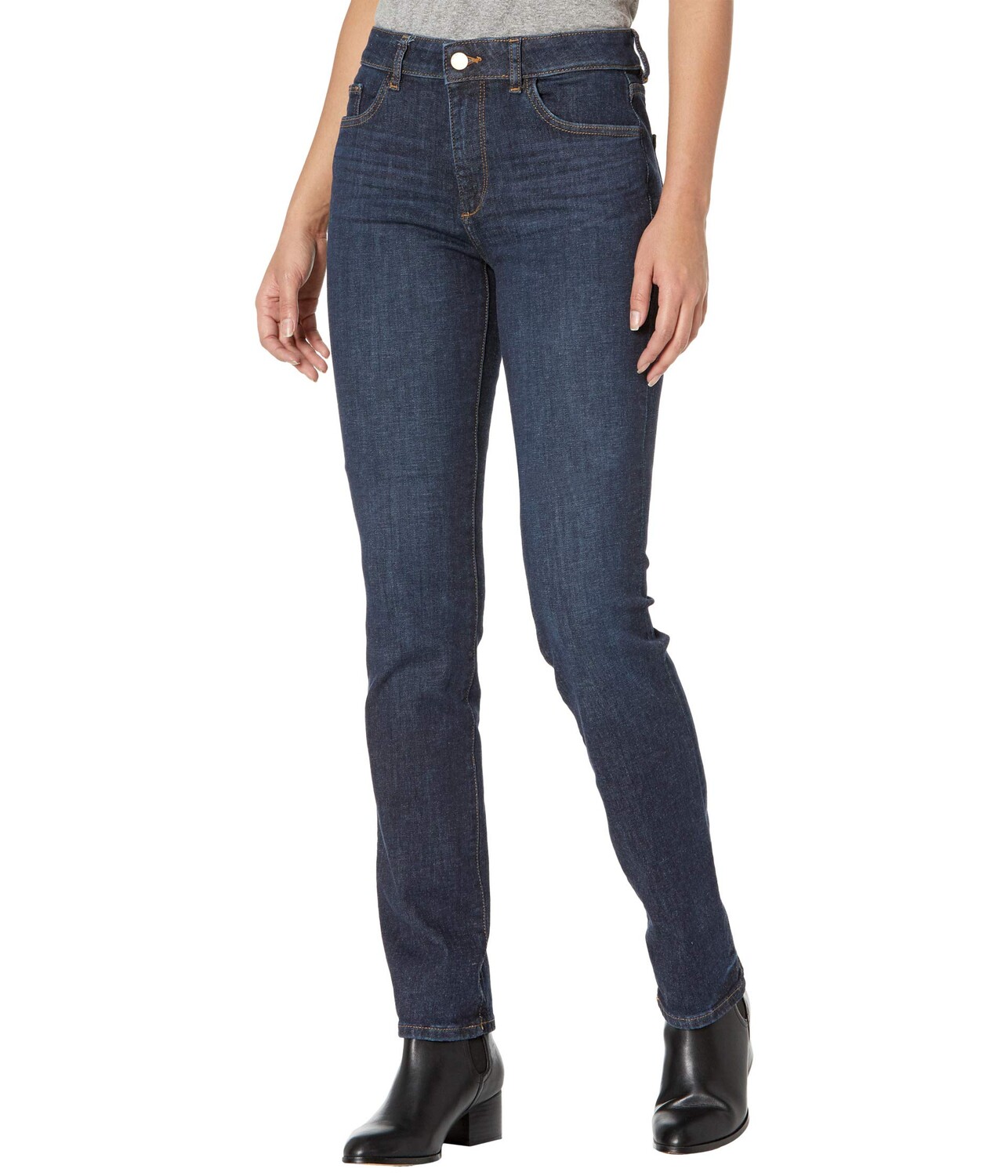 

Джинсы DL1961, 33" Coco Straight Mid-Rise Curvy in Dekalb