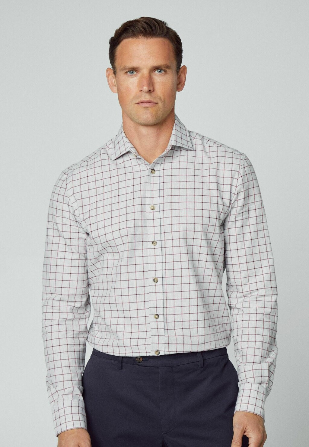 

Рубашка Hackett London, серый