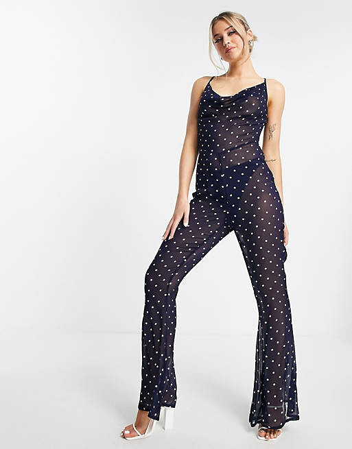 

Комбинезон с расклешенными штанинами ASOS DESIGN