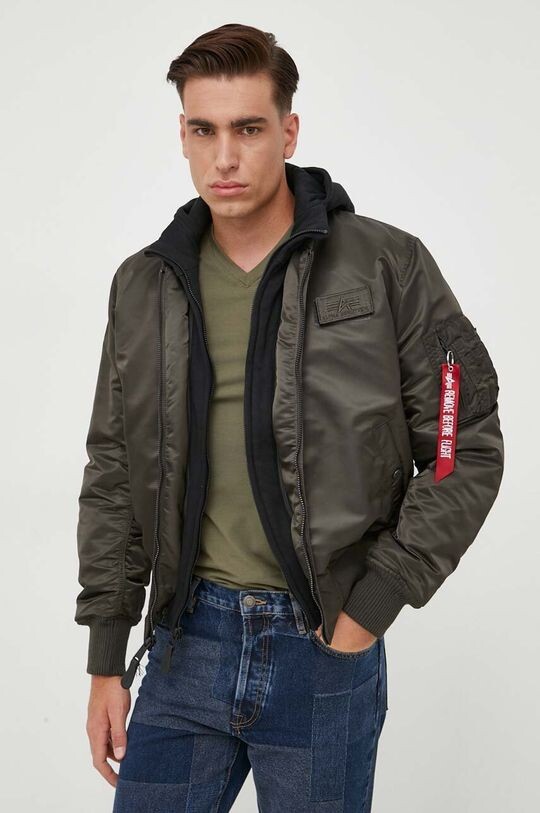 

Куртка-бомбер MA-1 D-Tec Alpha Industries, зеленый