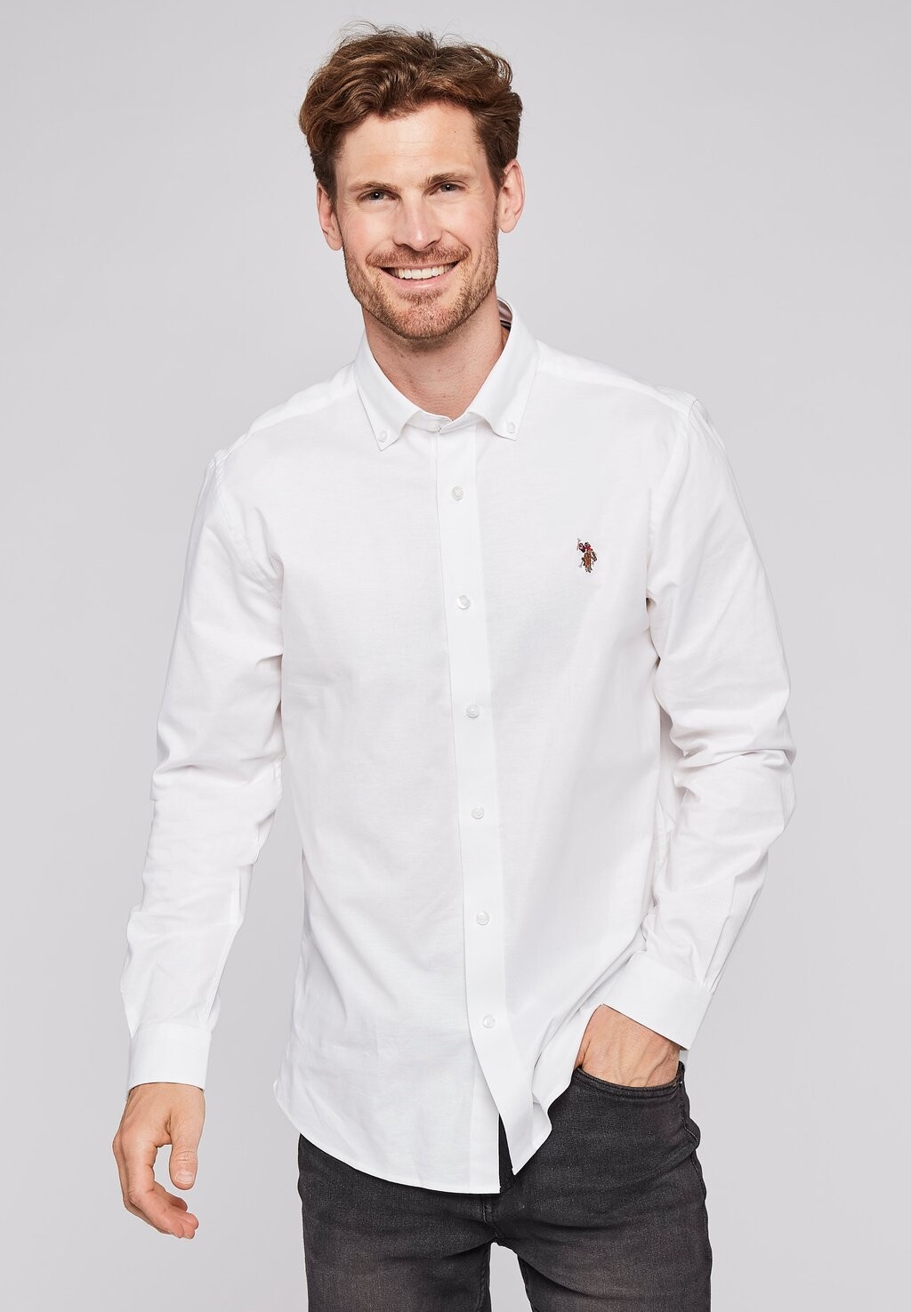 

Рубашка Erlin Slim U.S. Polo Assn., белый