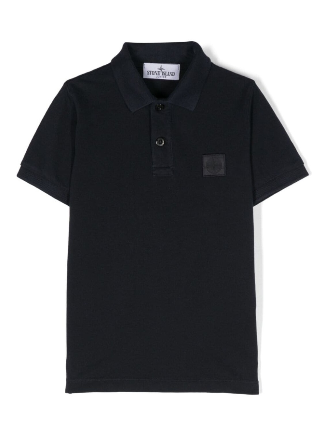 

Stone Island Junior рубашка поло с нашивкой Compass, синий