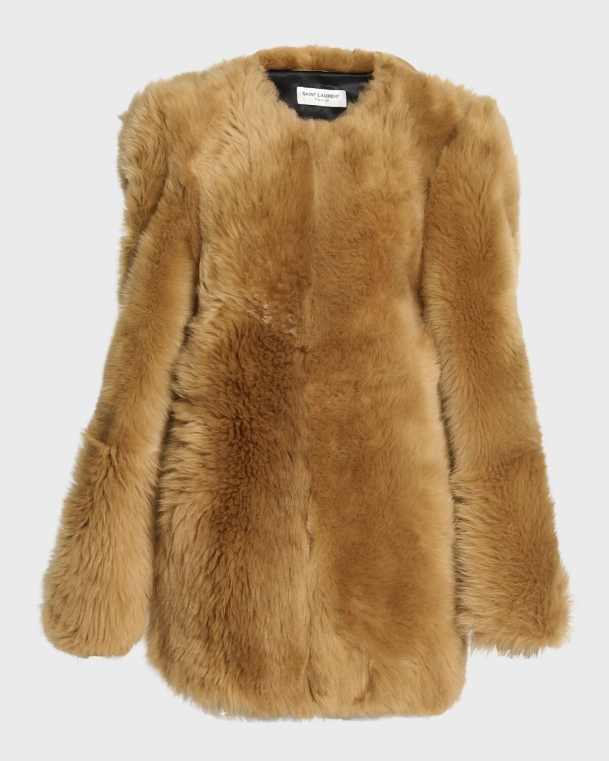 

Куртка из искусственного меха Saint Laurent, цвет Kangourou