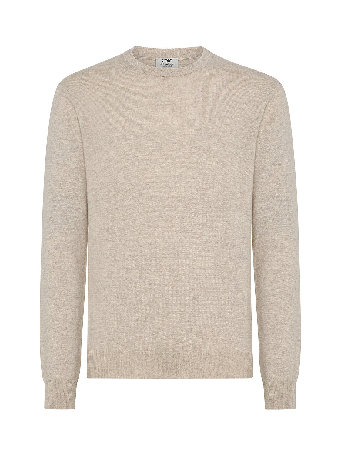 

Coin Cashmere свитер с круглым вырезом из чистого кашемира., бежевый