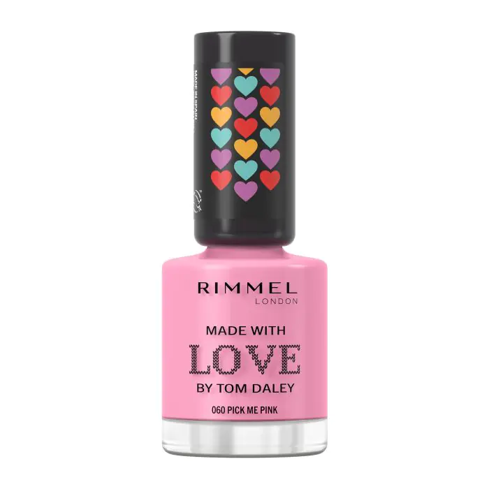 

Лак для ногтей esmalte de uñas 60 seconds super shine tom daley Rimmel, цвет 060 pick me pink