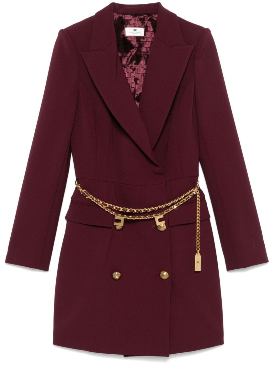 

Elisabetta Franchi платье мини с поясом, красный
