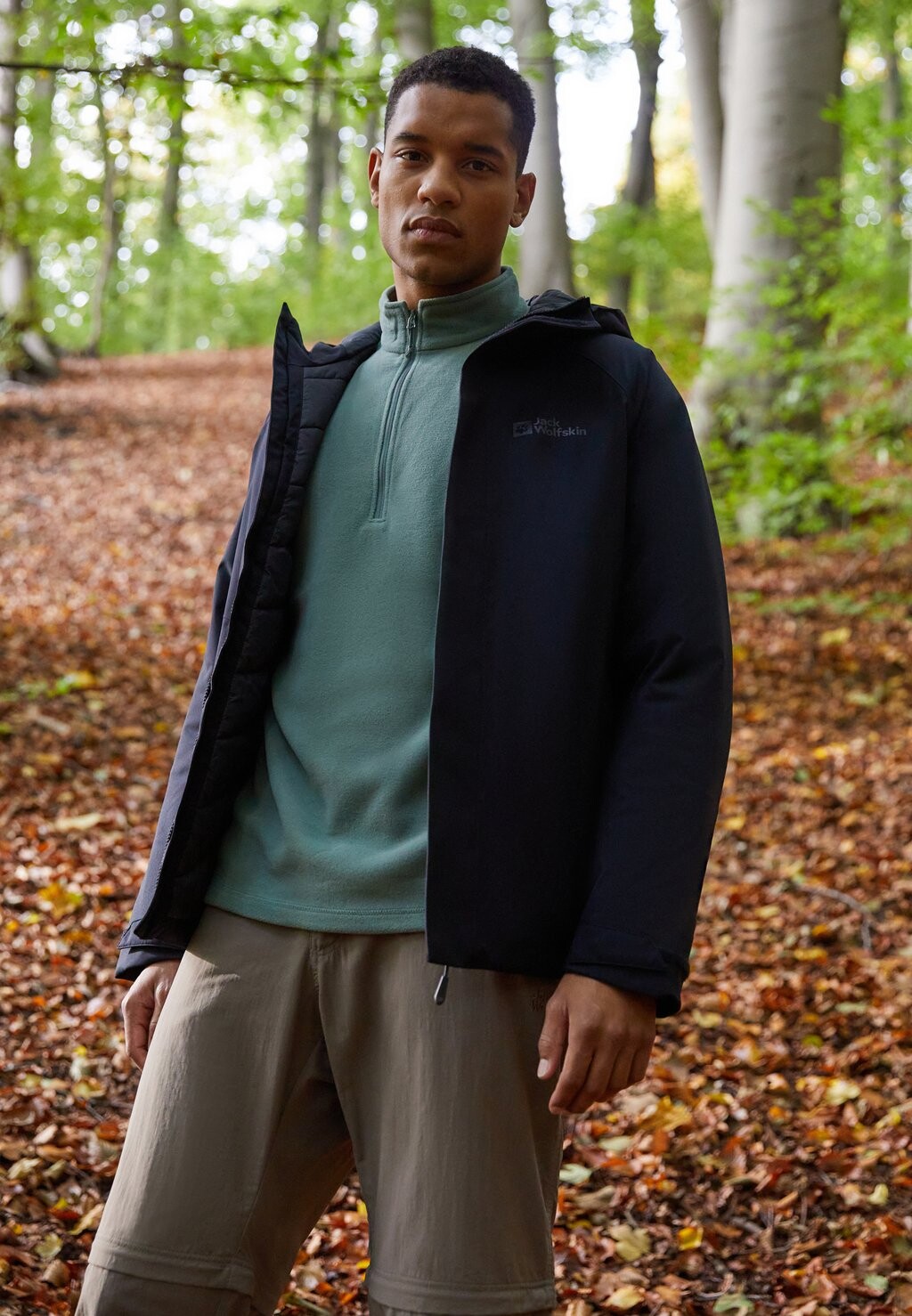 

Зимняя куртка Jack Wolfskin ТРОПОСФЕРА, черный