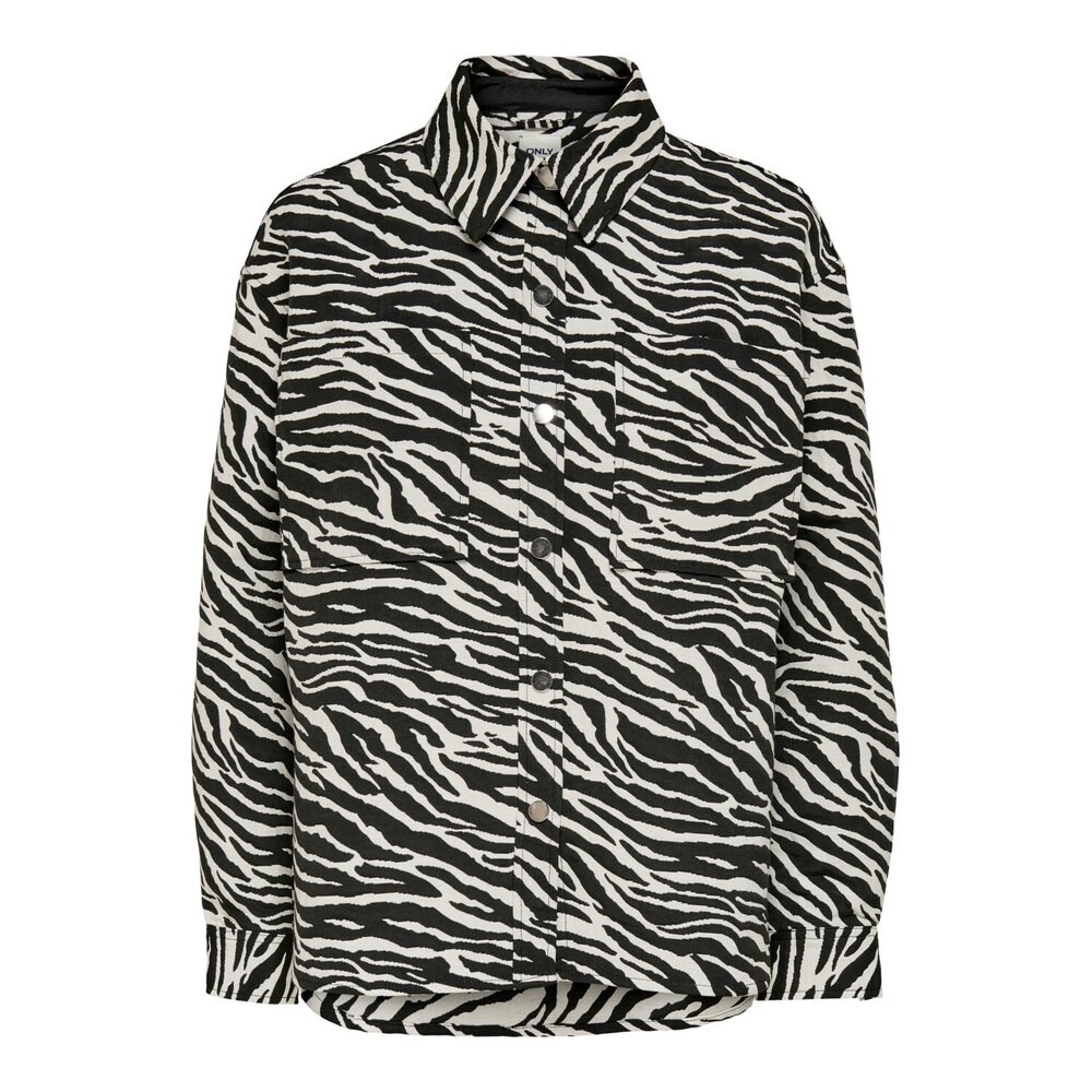 

Куртка Only Onlnoelle Zebra Shacket, черный