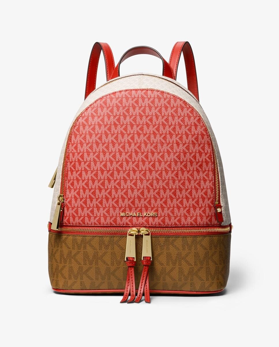 

Красный женский рюкзак Rhea с логотипами Michael Michael Kors, красный