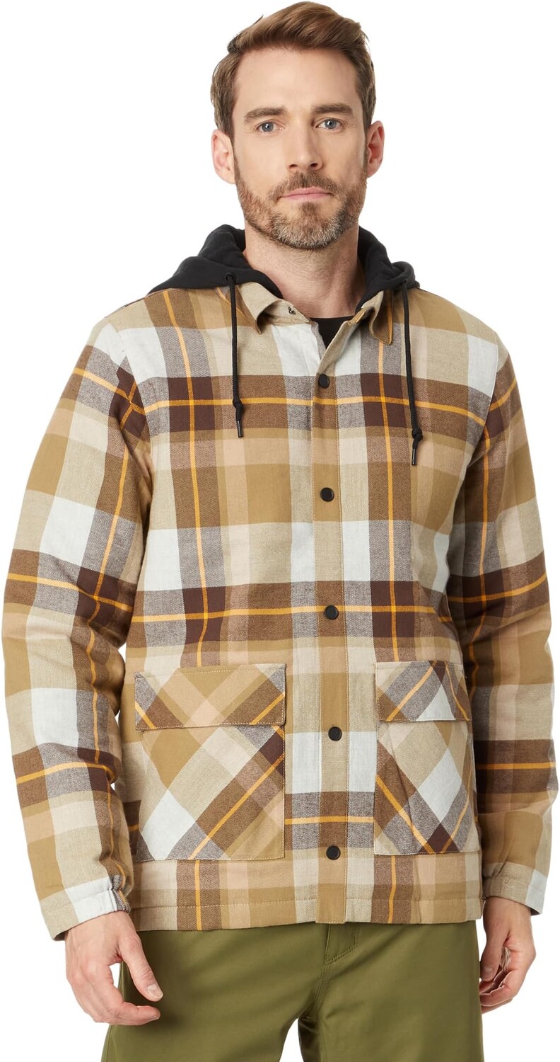 

Толстовка Volcom Snow Insulated Riding Hooded Flannel, цвет Khakiest