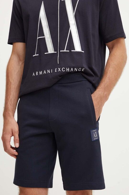 

Хлопковые шорты Armani Exchange, темно-синий