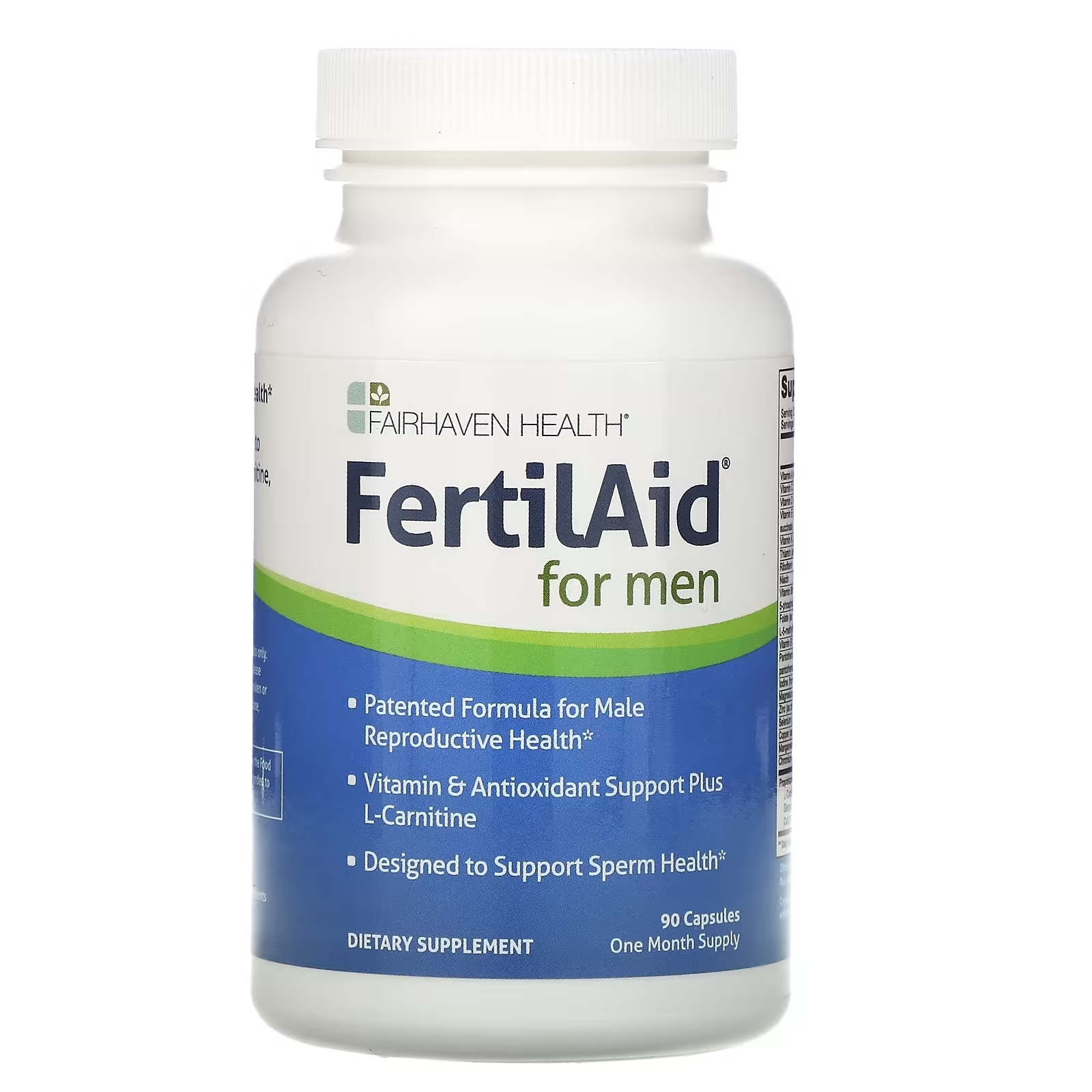 Fairhaven Health FertilAid для мужчин, 90 капсул