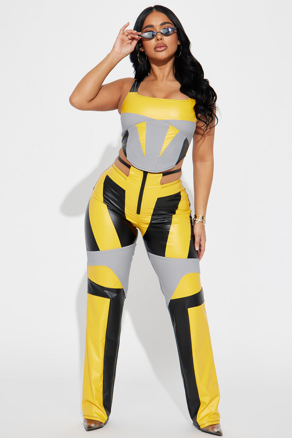 

Брюки Fashion Nova YAP1385N, желтый