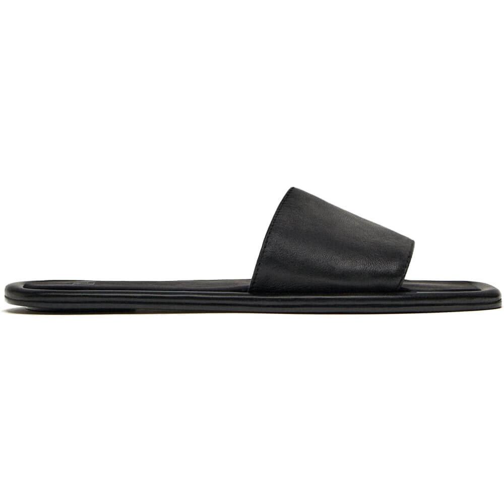 

Сандалии Zara Minimalist Flat Leather, черный