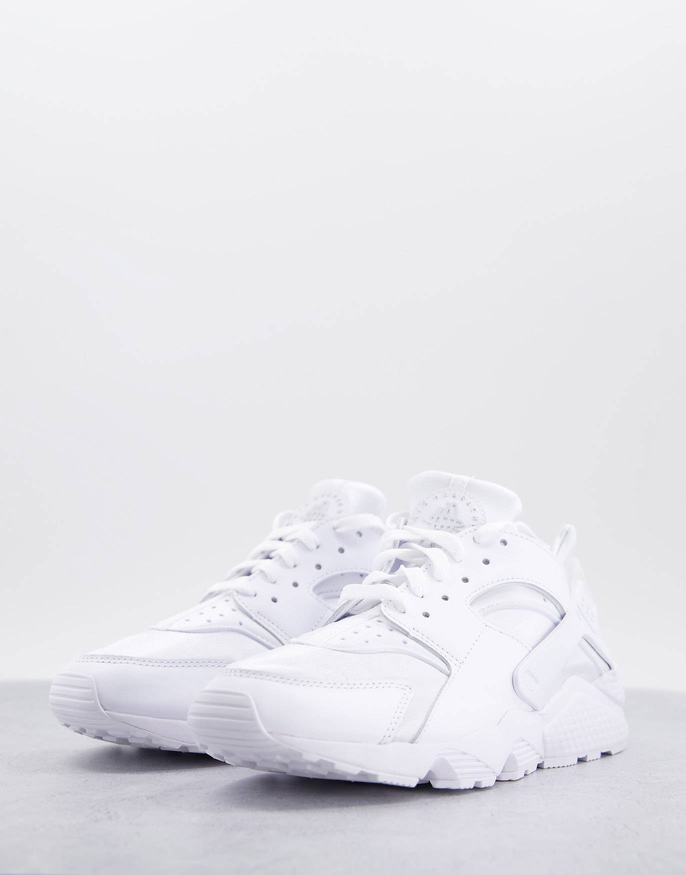 Nike air huarache blanc sale