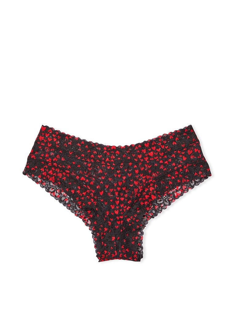

Трусы Victoria's Secret The Lacie, черный/красный