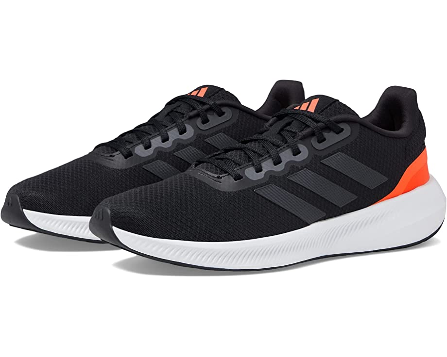 Кроссовки Adidas Runfalcon 3.0 Running, черный/оранжевый кроссовки adidas размер 9 черный