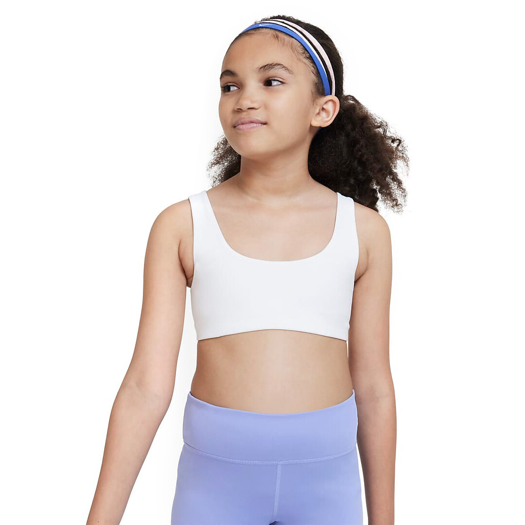 

Топ Nike Dri-Fit Alate All U Big Kids' Sports, белый