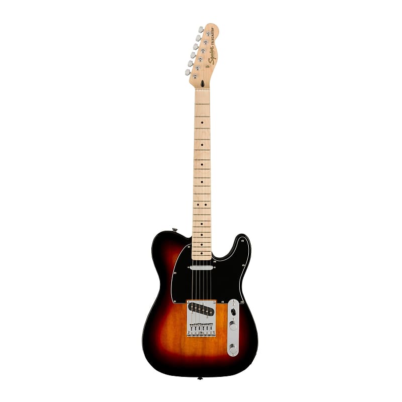 6-струнная электрогитара Fender Affinity Telecaster с кленовым грифом в форме буквы «C» и 21 ладом (кленовая накладка на гриф, 3 цвета Sunburst) Fender Affinity Series Telecaster Electric Guitar (3-Color Sunburst)