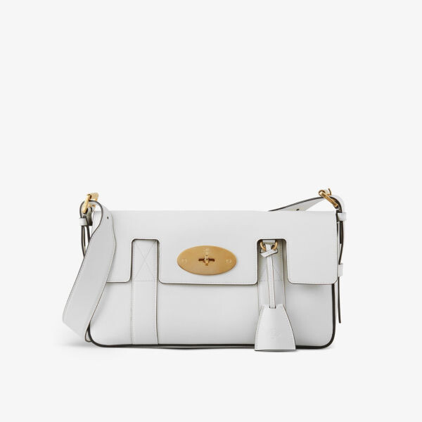 

Сумка через плечо East West Bayswater из зернистой кожи Mulberry, белый
