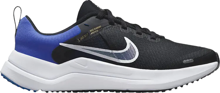 

Кроссовки Nike Downshifter 12 GS 'Black Racer Blue', черный
