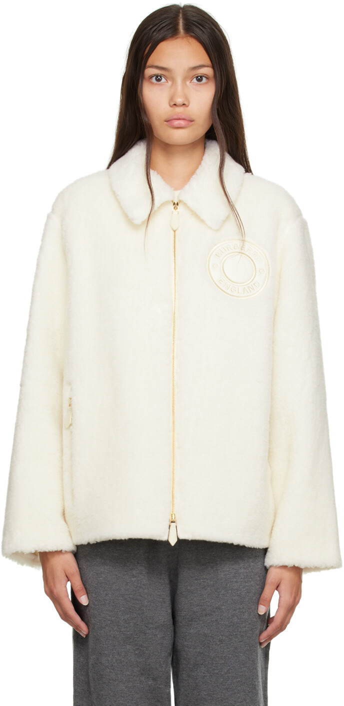 

Куртка Off-White с нашивками Burberry, Серый