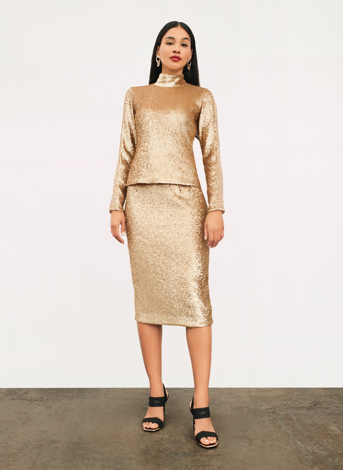 

Водолазка с вставкой Donna Karan