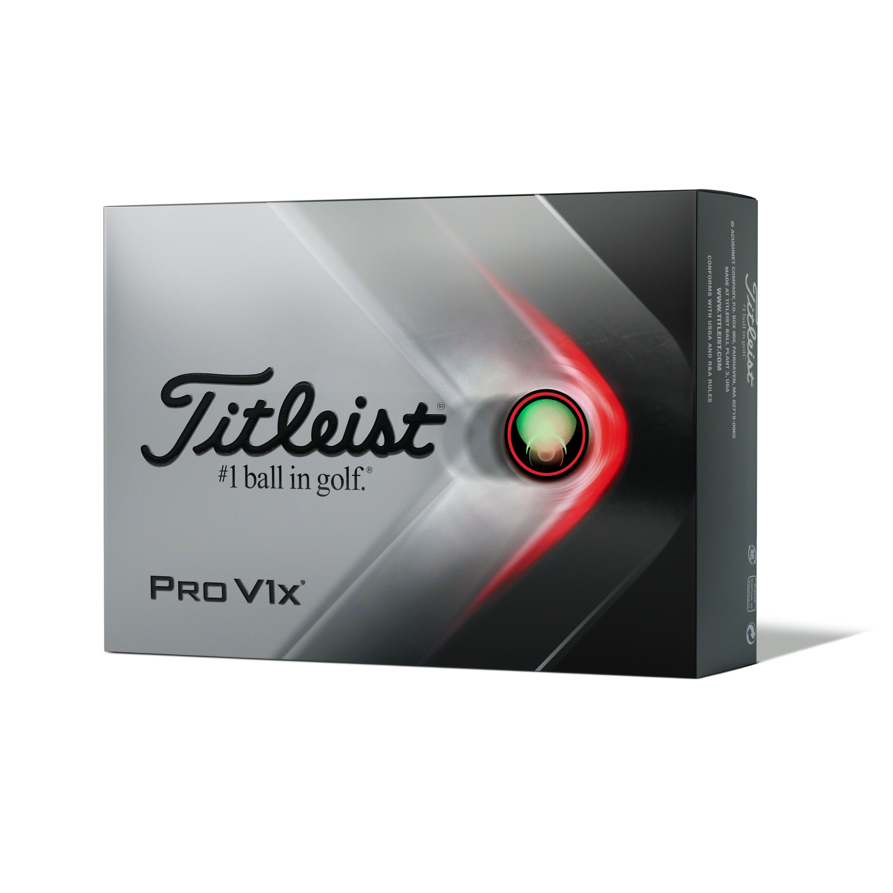 Мячи для гольфа Pro V1X 12 штук белые TITLEIST, белый - фото