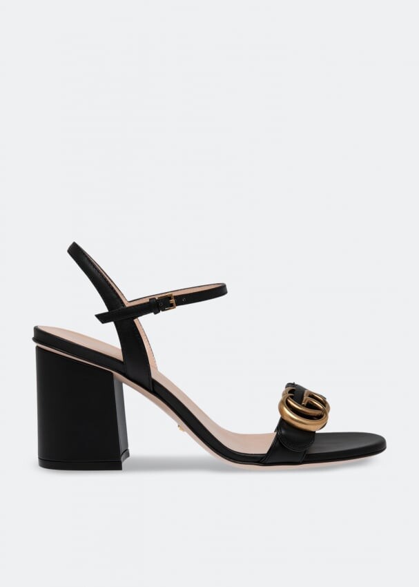 Сандалии GUCCI Marmont sandals, черный