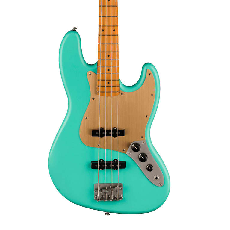 

Squier 40th Anniversary Jazz Bass Vintage Edition Satin Seafoam Green Bass Guitar