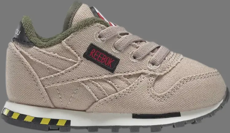 

Кроссовки ghostbusters x classic leather toddler 'khaki flight suit' Reebok, загар