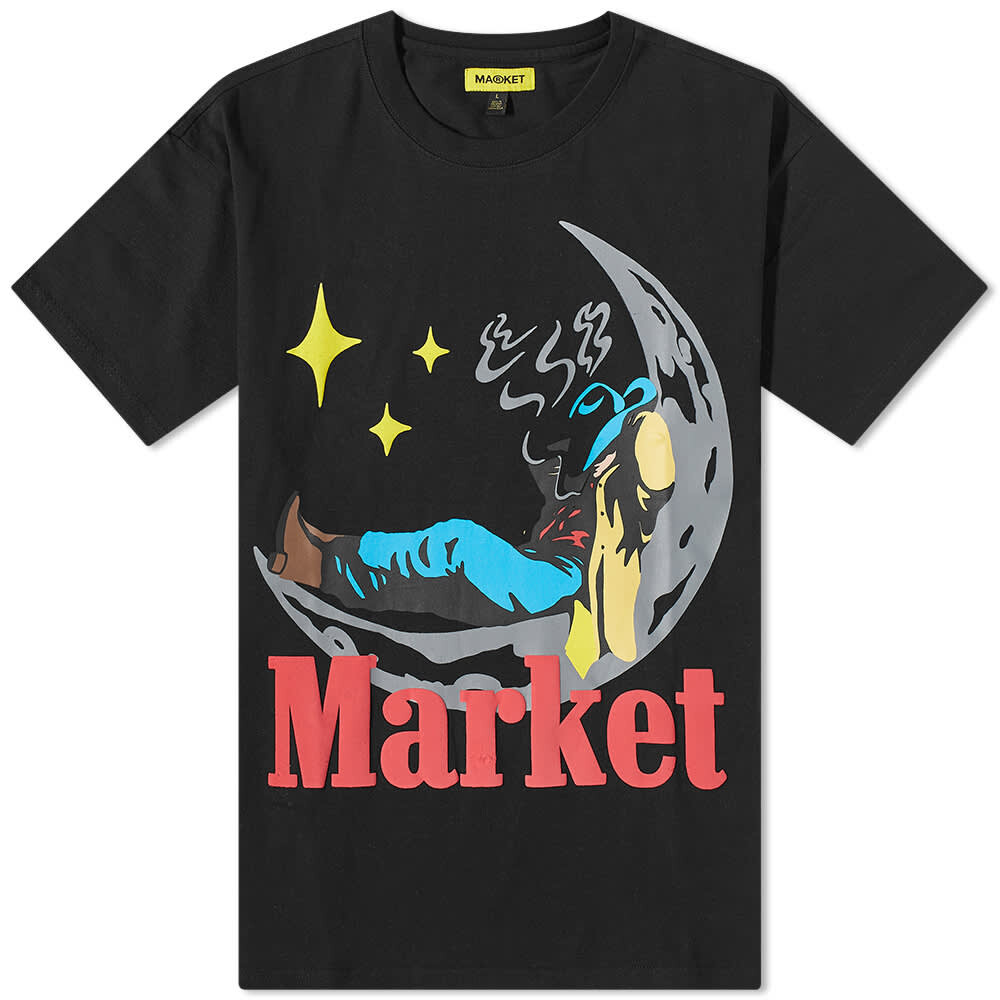 

Футболка Market Man on Moon Tee, Черный