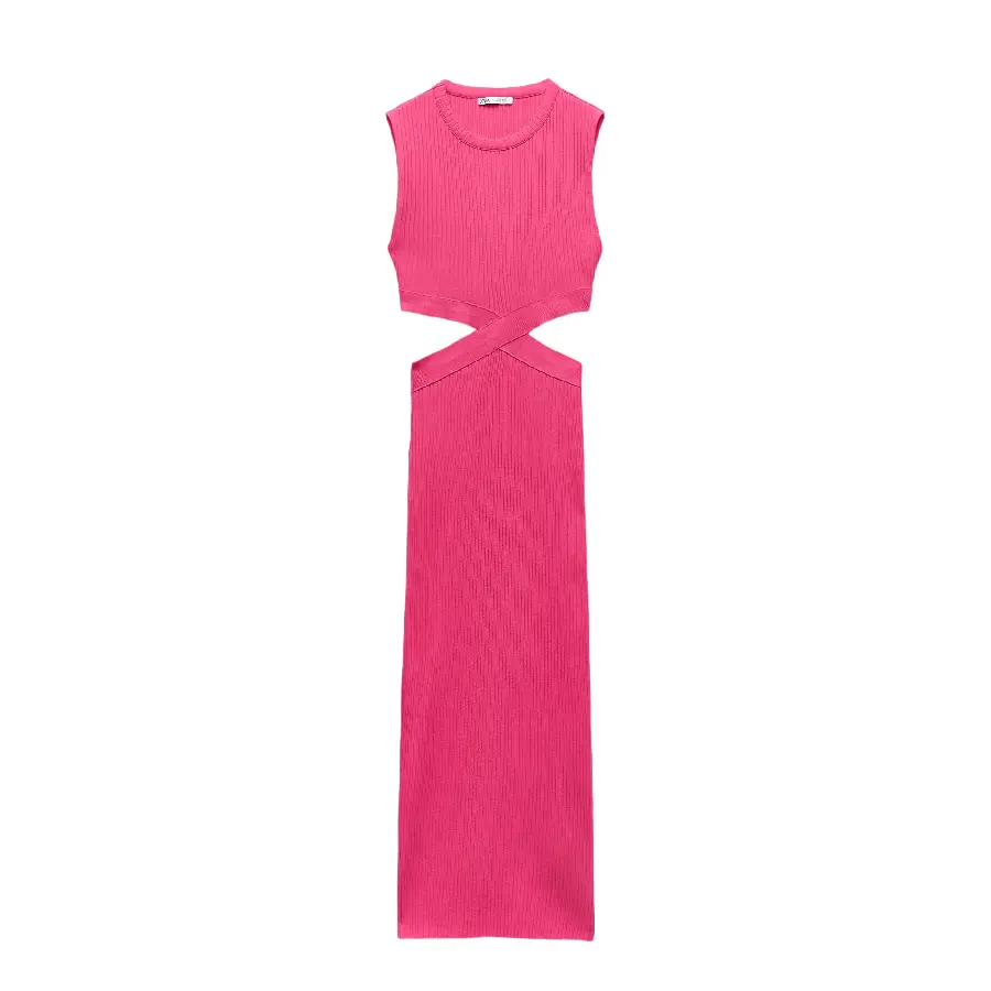 

Платье Zara Cut-out, фуксия