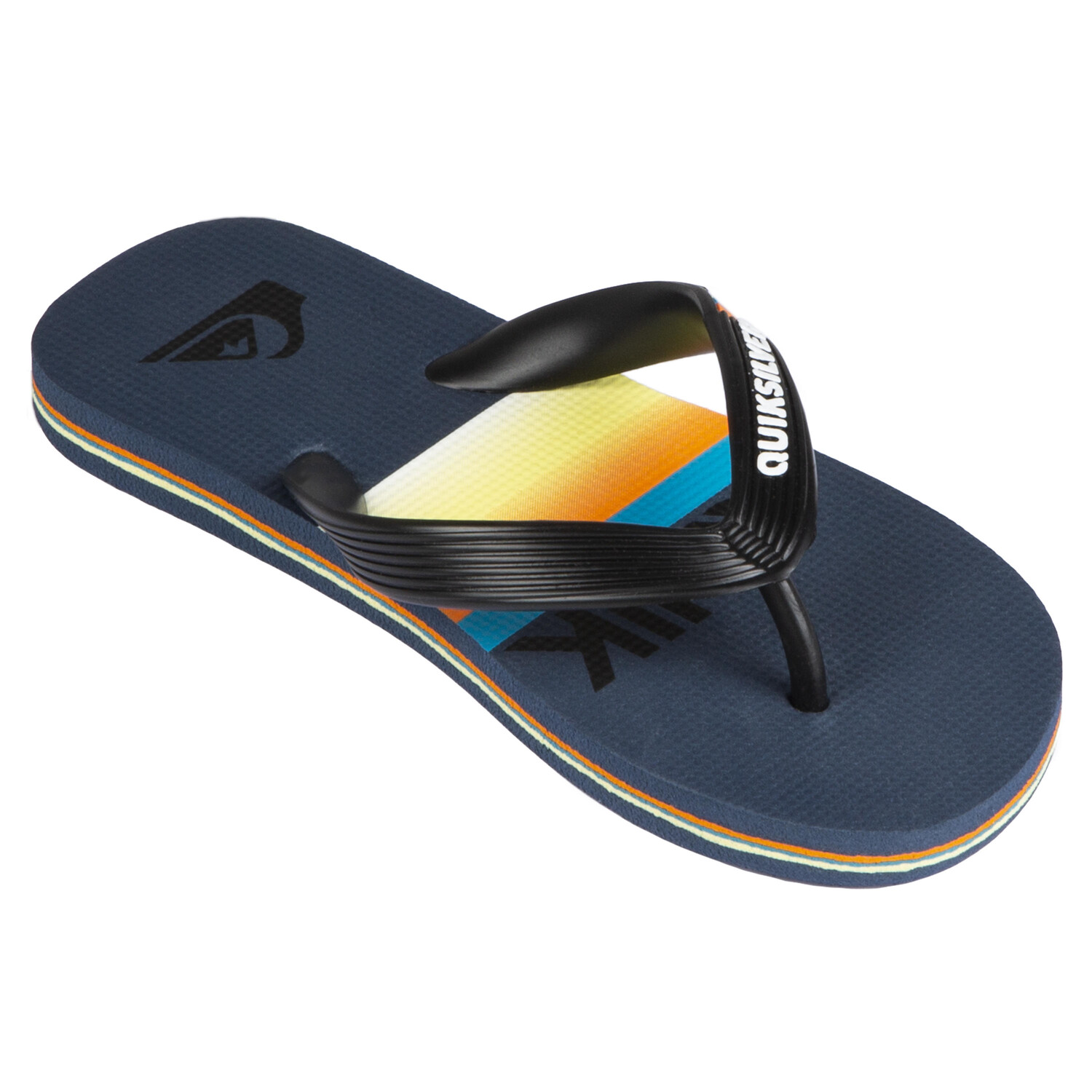

Вьетнамки детские мальчики Molokai Stripes Slab синие QUIKSILVER, темно-синий / черный / разноцветный
