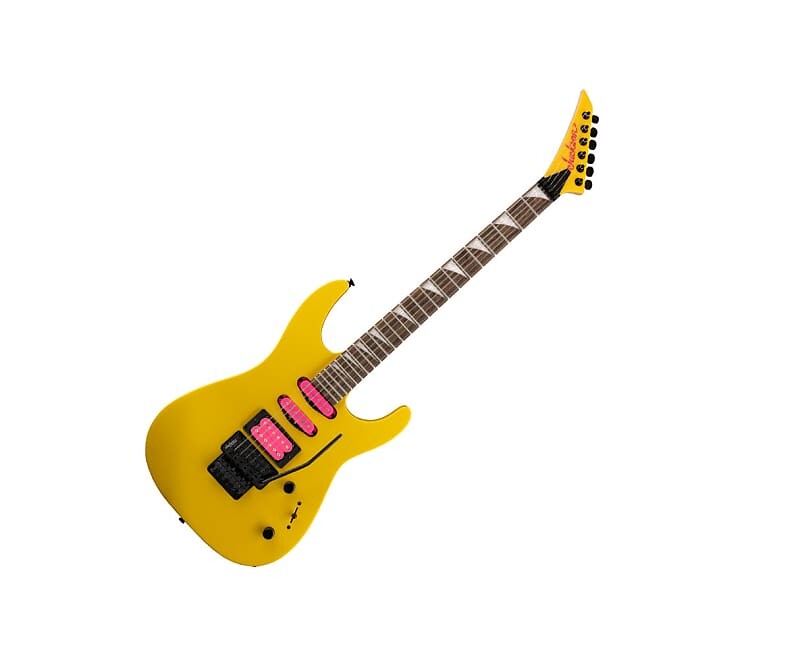 

Dinky DK3XR HSS серии Jackson X — осторожно желтый с Laurel FB X Series Dinky DK3XR HSS - w/ Laurel FB