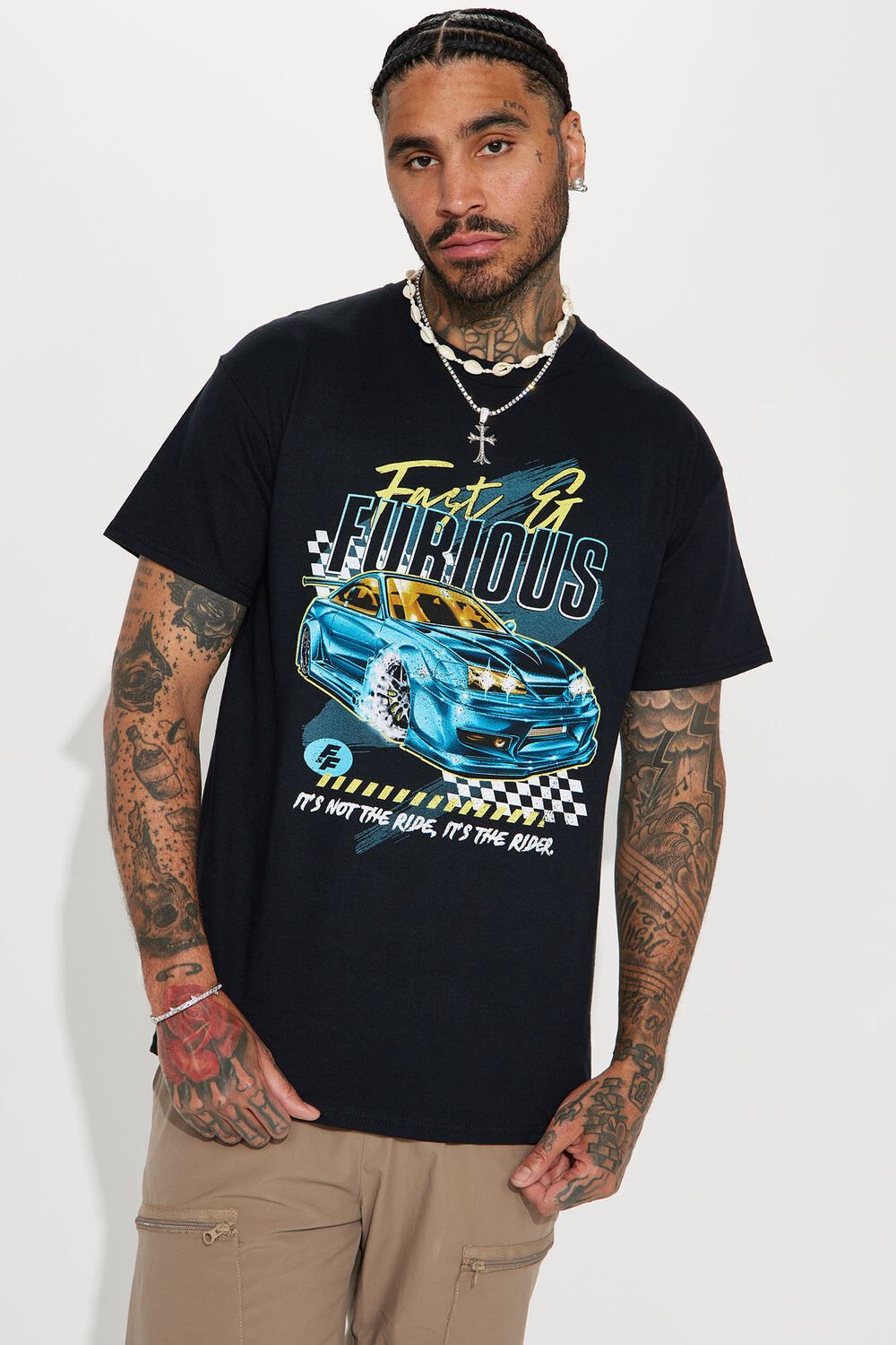 

Футболка Fashion Nova TSM5KEXFUR, черный