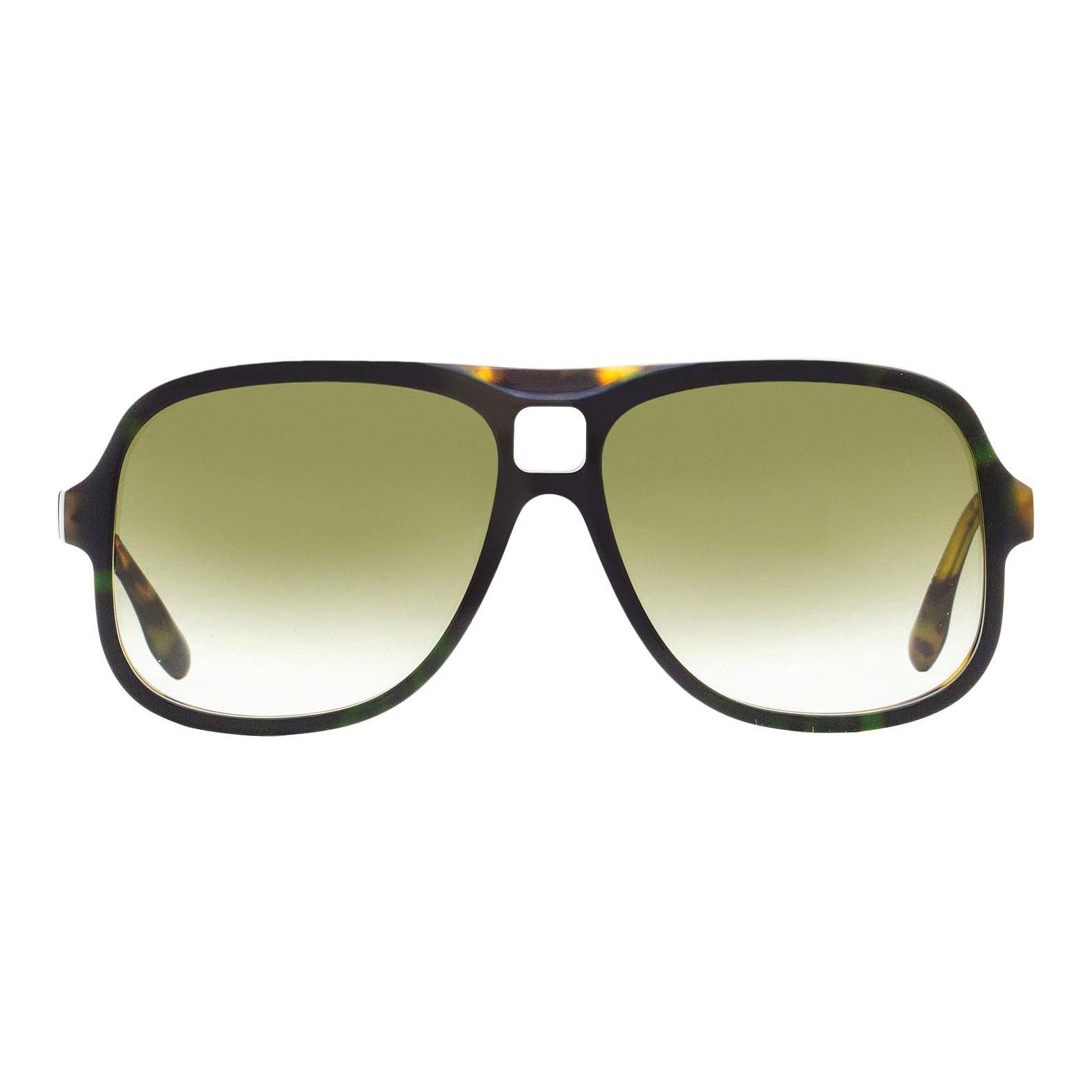цена Солнцезащитные очки Victoria Beckham Navigator VB620S, зеленый