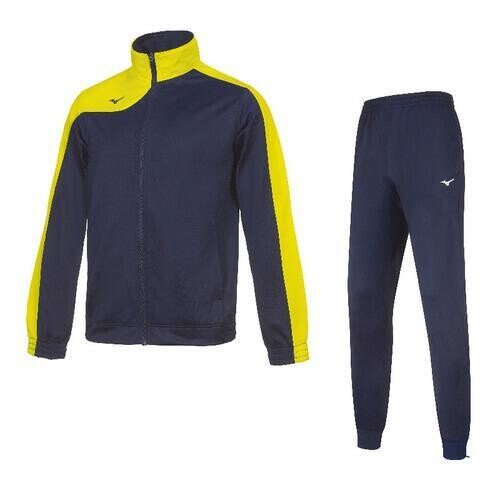 

Детский спортивный костюм Mizuno Team kobe вязать, синий/темно-синий/желтый